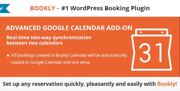 Plugin Bookly Advanced Google Calendar Add-on - WordPress