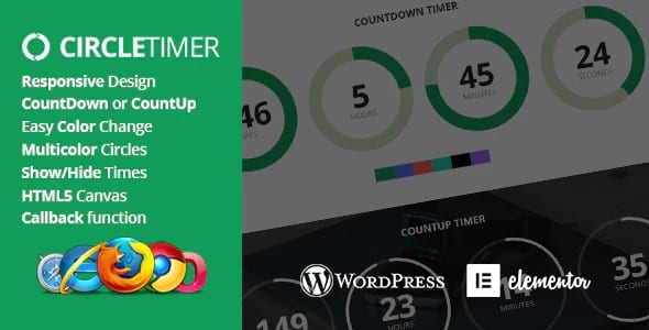 Plugin CircleTimer for Elementor - WordPress