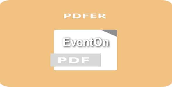 Plugin EventOn Pdfer - WordPress