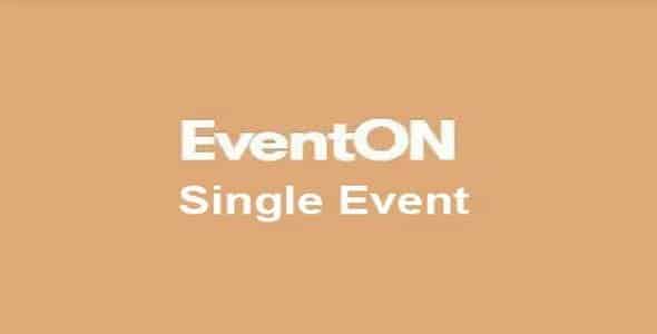 Plugin EventOn Single Event - WordPress