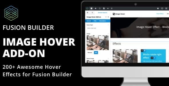 Plugin Image Hover Add-on for Fusion Builder and Avada - WordPress