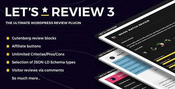 Plugin Lets Review - WordPress