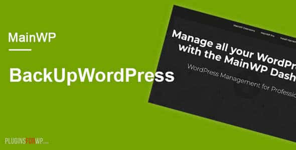 Plugin MainWp BackUpWordPress Extension - WordPress