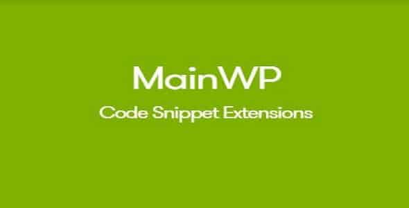 Plugin MainWp Code Snippets - WordPress