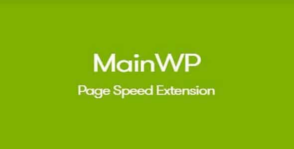 Plugin MainWp Page Speed - WordPress