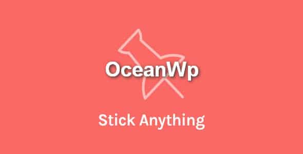 Plugin OceanWp Stick Anything - WordPress