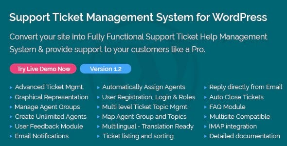 Plugin Support Ticket Management System - WordPress