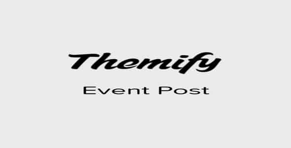 Plugin Themify Event Post - WordPress
