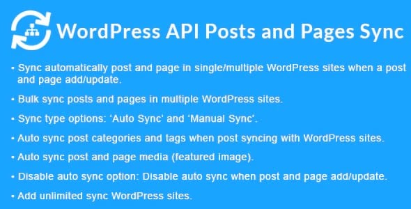 Plugin WordPress API Posts and Pages Sync - WordPress