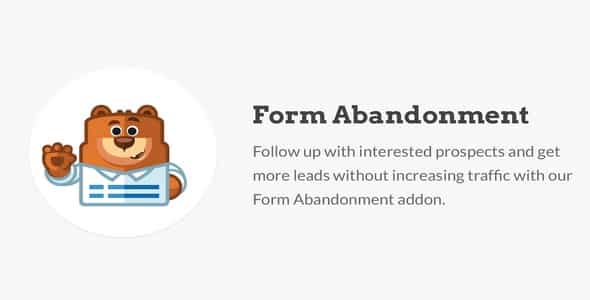 Plugin WpForms Form Abandonment Addon - WordPress