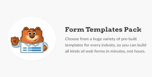 Plugin WpForms Form Templates Pack Addon - WordPress
