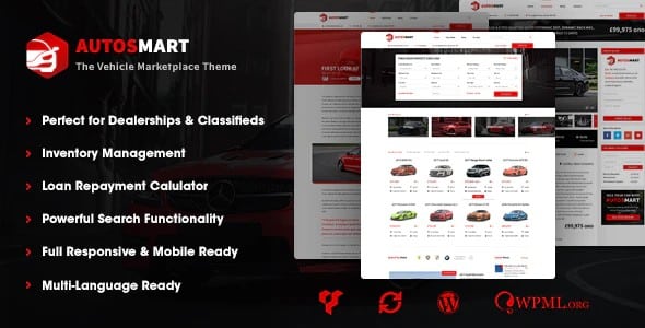 Tema AutosMart - Template WordPress