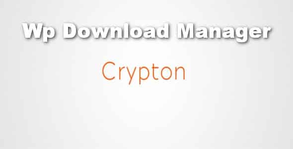 Tema Crypton Wp Download Manager - Template WordPress