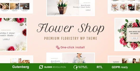 Tema Flower Shop cmsmasters - Template WordPress