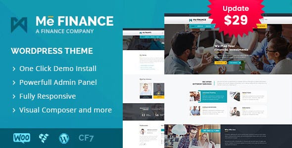 Tema Me Finance - Template WordPress