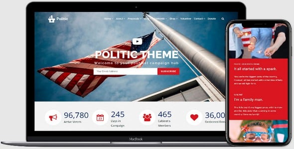 Tema Politic Visualmodo - Template WordPress