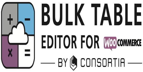 Plugin Bulk Table Editor for WooCommerce - WordPress