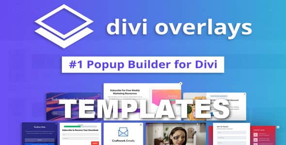 Plugin Divi Overlays Templates - WordPress