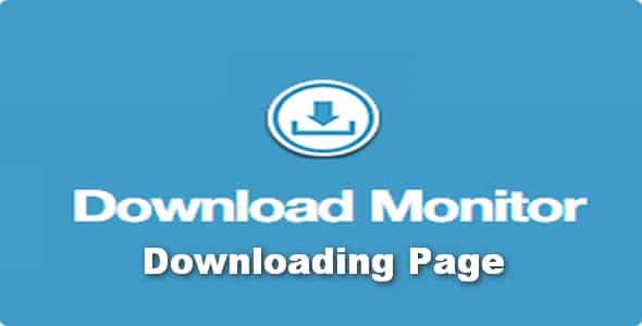 Plugin Download Monitor Downloading Page - WordPress