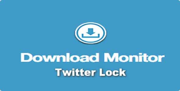 Plugin Download Monitor Twitter Lock - WordPress