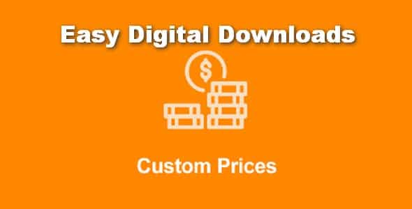 Plugin Easy Digital Downloads Custom Prices - WordPress