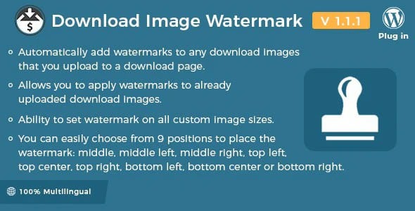 Plugin Easy Digital Downloads Download Image Watermark - WordPress