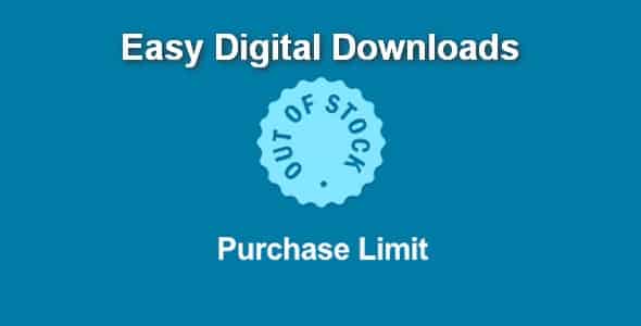 Plugin Easy Digital Downloads Purchase Limit - WordPress