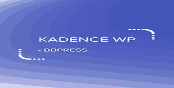 Plugin Kadence BbPress Design Support Forums - WordPress