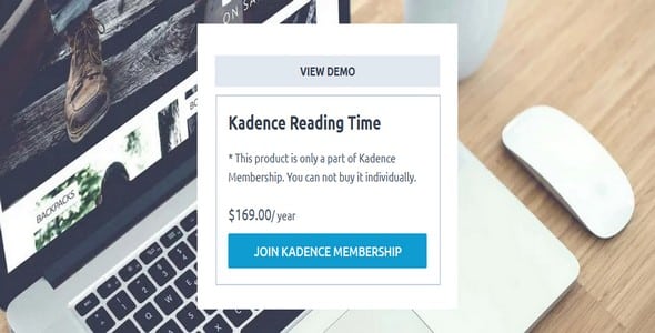 Plugin Kadence Reading Time - WordPress