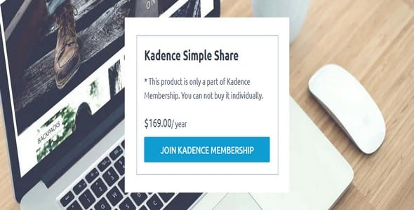 Plugin Kadence Simple Share - WordPress