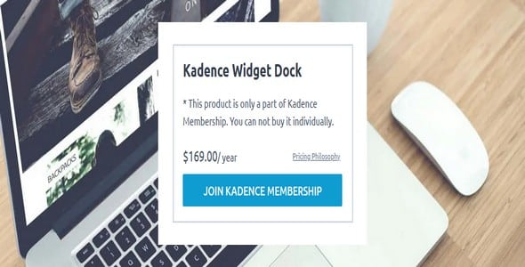 Plugin Kadence Widget Dock - WordPress
