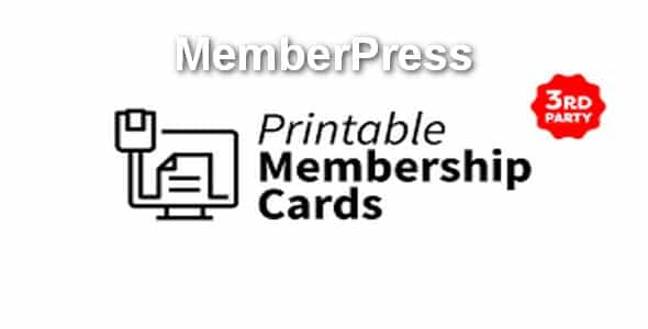 Plugin MemberPress Printable Membership Cards - WordPress