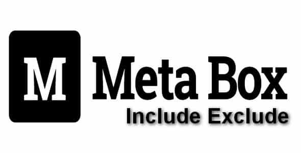 Plugin Meta Box Include Exclude - WordPress