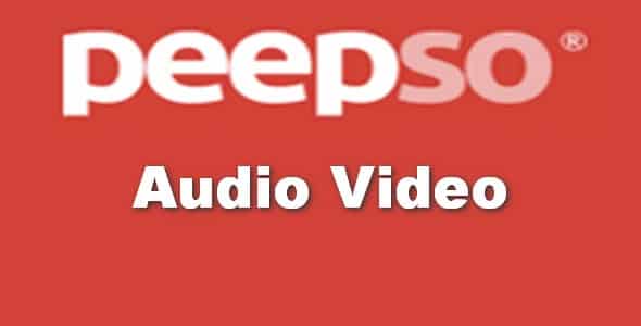 Plugin Peepso Audio Video - WordPress