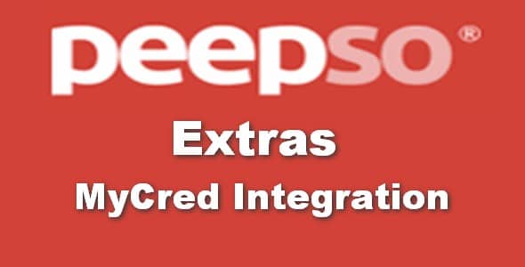 Plugin Peepso Extras MyCred Integration - WordPress