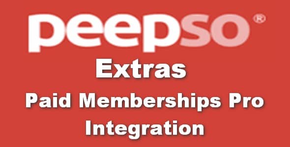 Plugin Peepso Extras Paid Memberships Pro Integration - WordPress