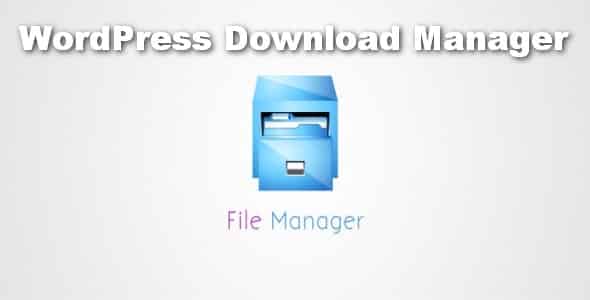 Plugin WordPress Download Manager File Manager - WordPress