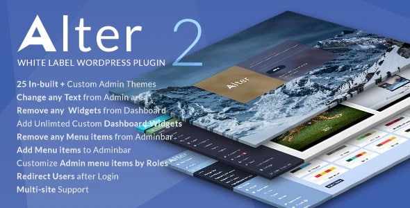 Plugin WpAlter - WordPress
