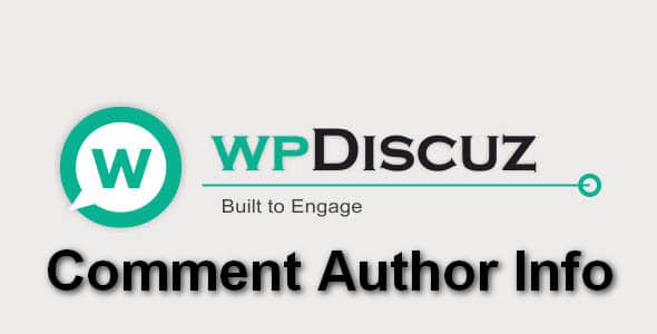 Plugin WpDiscuz Comment Author Info - WordPress