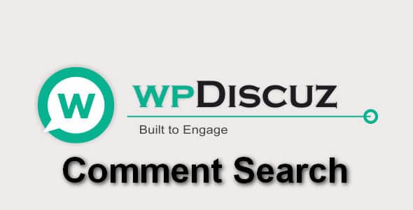 Plugin WpDiscuz Comment Search - WordPress