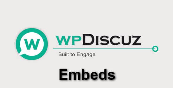 Plugin WpDiscuz Embeds - WordPress