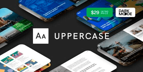 Tema Uppercase - Template WordPress
