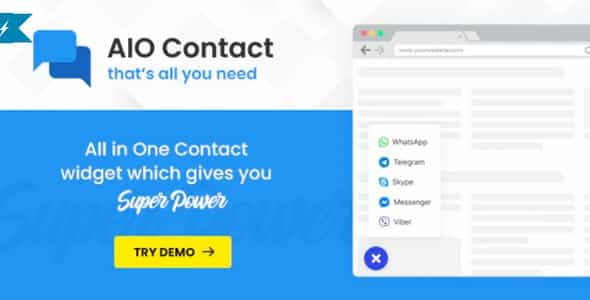 Plugin Aio Contact - WordPress
