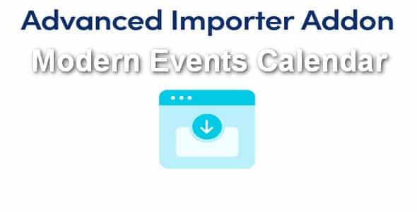 Plugin Modern Events Calendar Advanced Importer Addon - WordPress