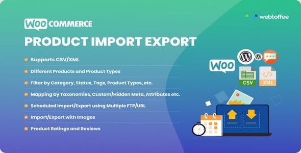 Plugin Product Import Export - WordPress
