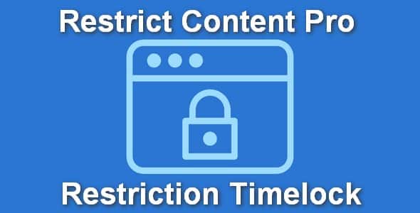 Plugin Restrict Content Pro Restriction Timelock - WordPress