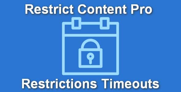 Plugin Restrict Content Pro Restrictions Timeouts - WordPress