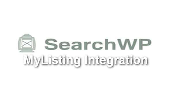 Plugin SearchWp MyListing Integration - WordPress