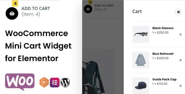 Plugin WooCommerce Mini Cart Widget for Elementor - WordPress