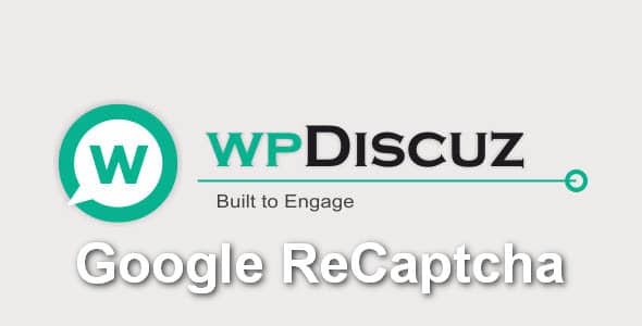 Plugin WpDiscuz Google ReCaptcha - WordPress